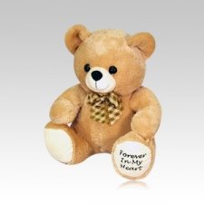 Cream Teddy Bear Keepsake Urn