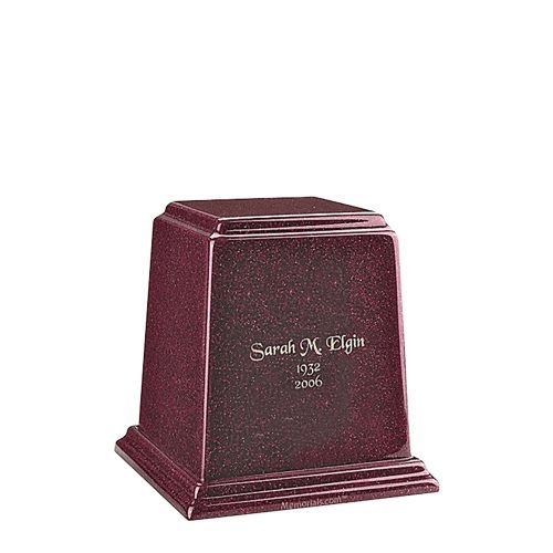 Temple Raspberry Keepsake Marble Urn