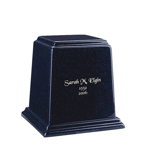 Temple Sapphire  Blue Small Marble Urn