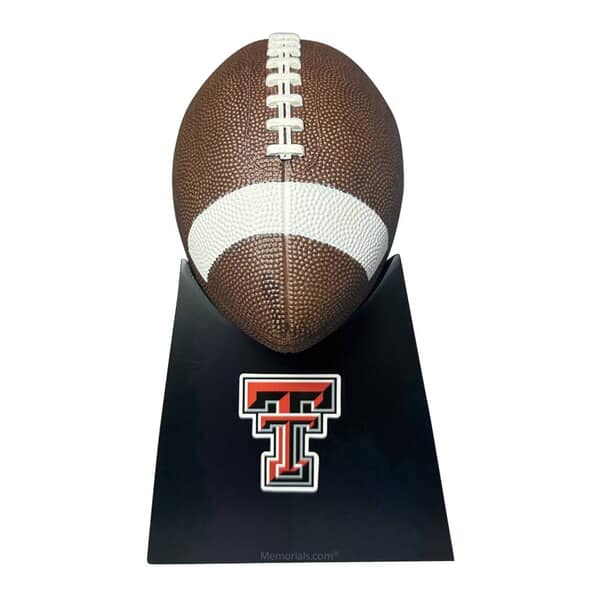 Texas Tech Red Raiders Football Cremation Urn