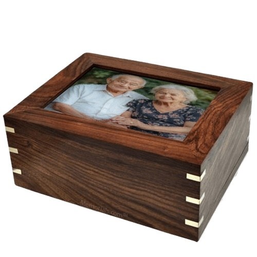 Timber Photo Cremation Urn
