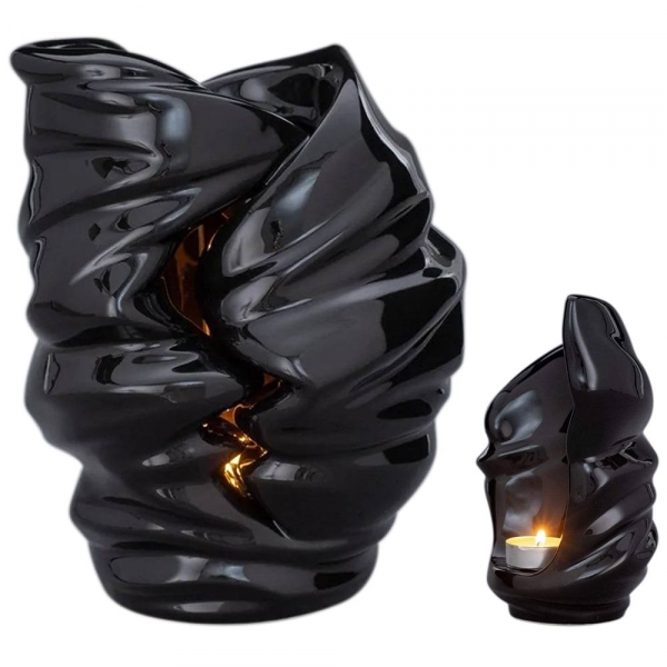 Toga Light Black Cremation Urns