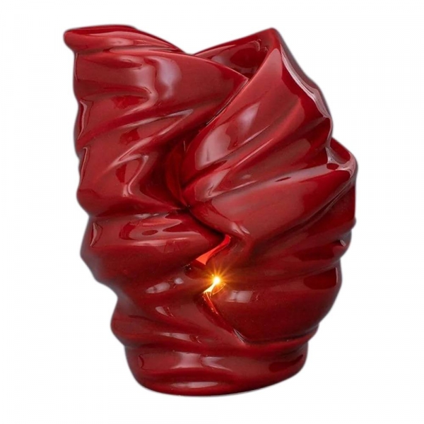 Toga Light Red Cremation Urn