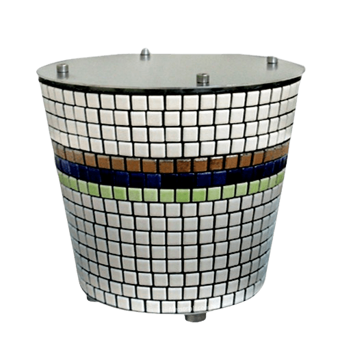 Tower Mosaic Ceramic Urn