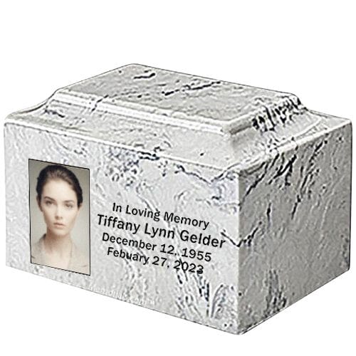 Traditional Marble Photo Urn