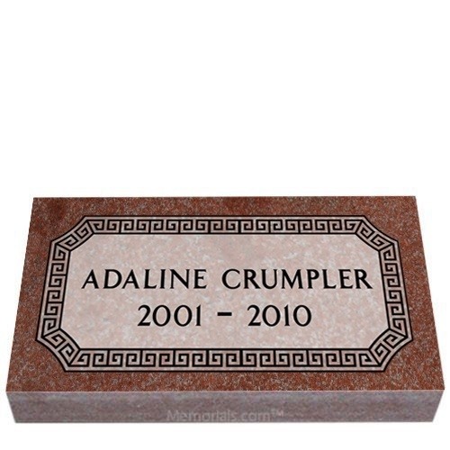 Tranquil Child Granite Grave Marker