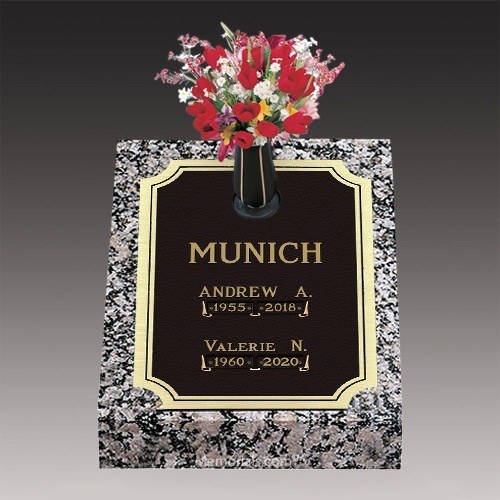 Tranquil Moments Deep Bronze Headstone 24 x 30
