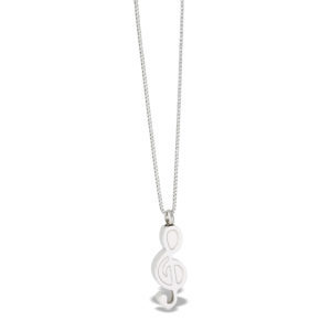 Treble Clef Urn Necklace