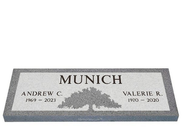 Spirit Tree Companion Granite Headstone 42 x 12