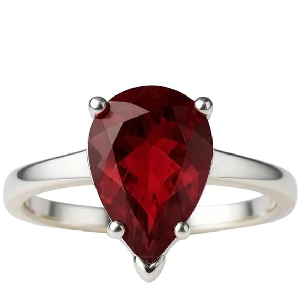 Trinity Crimson Cremation Diamond Ring