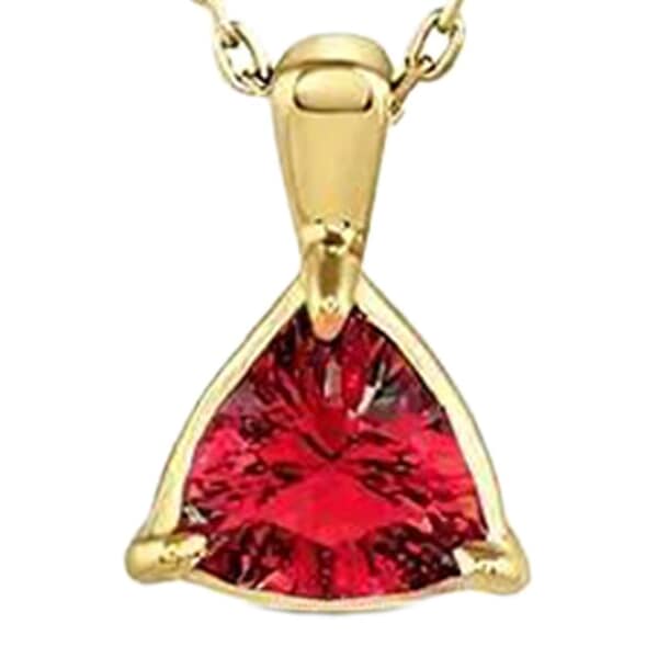 Trinity Scarlet Cremation Crystal Necklace