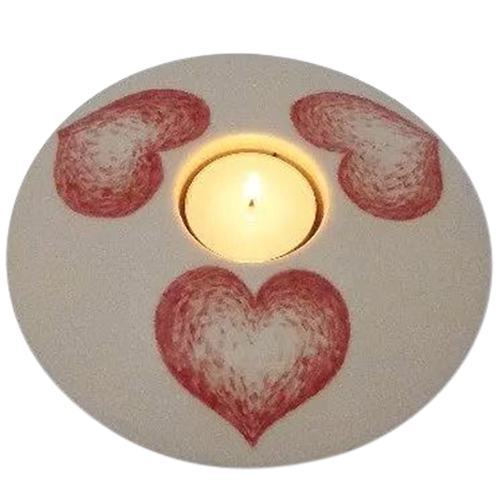 Triple Heart Ceramic Bowl Urn