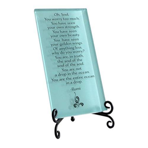 Tropic Oh Soul Glass Plaque