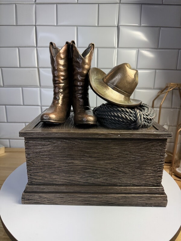 True Cowboy Cremation Urn