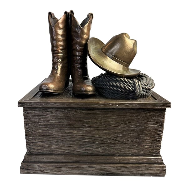 True Cowboy Cremation Urn