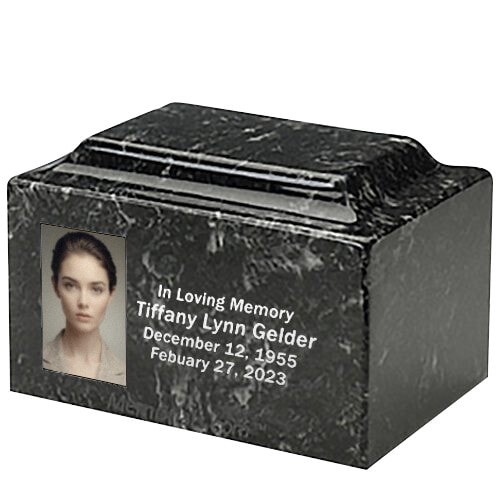 Twilight Marble Photo Urn