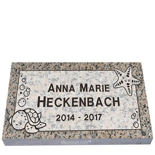 Under the Sea Child Granite Grave Markers