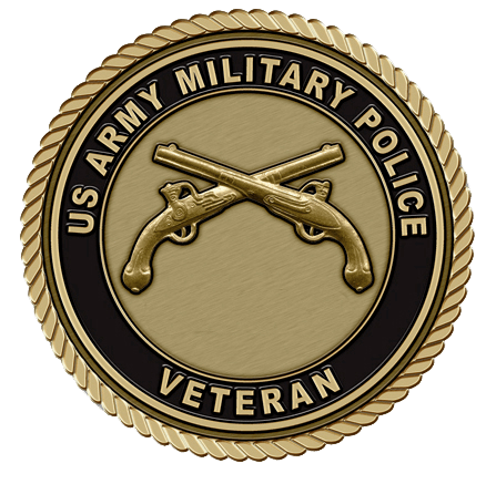 United States Army Military Police Veteran Medallion