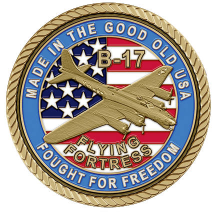 United States B-17 Flying Fortress Medallion