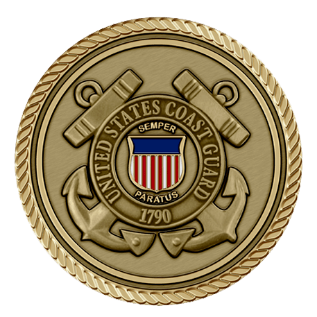 United States Coast Guard Extra Large Medallion