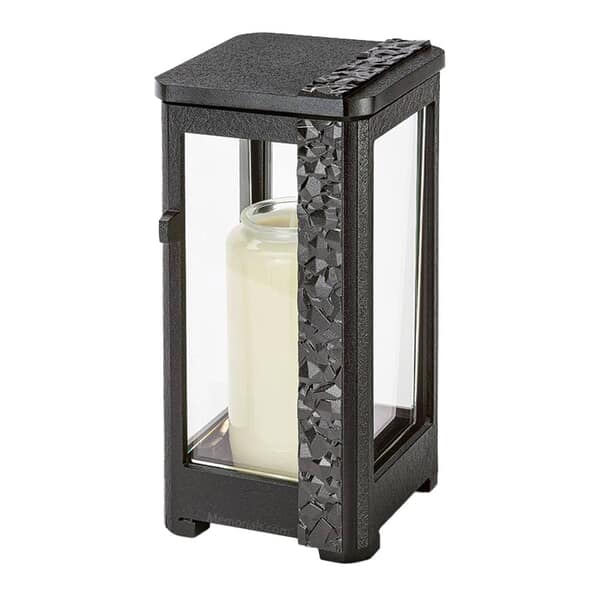 Unity Black Grave Marker Candle Lamps