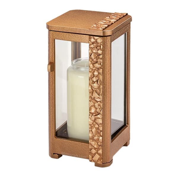 Unity Light Brown Grave Marker Candle Lamps