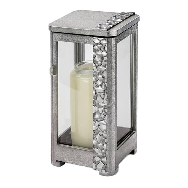 Unity Silver Grave Marker Candle Lamps