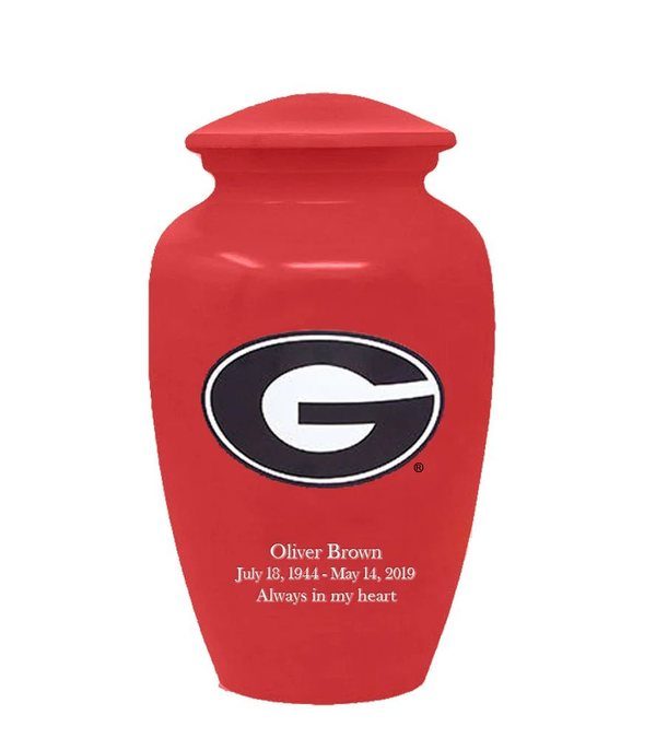 University of Georgia Bulldogs Cremation Urn