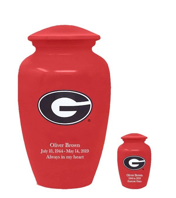 University of Georgia Bulldogs Cremation Urns