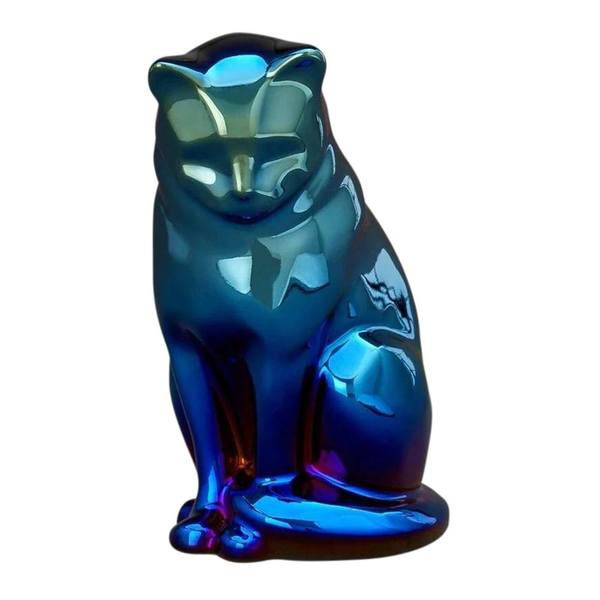 Upright Atlantic Ceramic Cat Urn