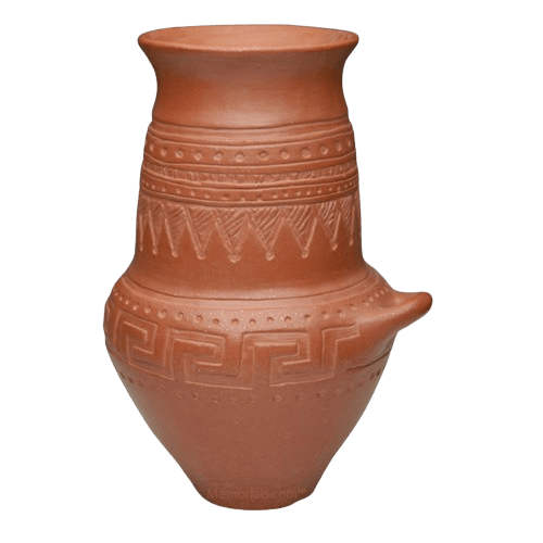 Carved Villanovan Cremation Urn