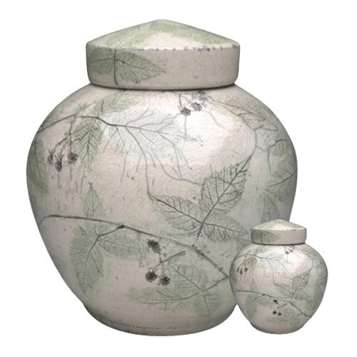 Blackberry Raku Cremation Urns