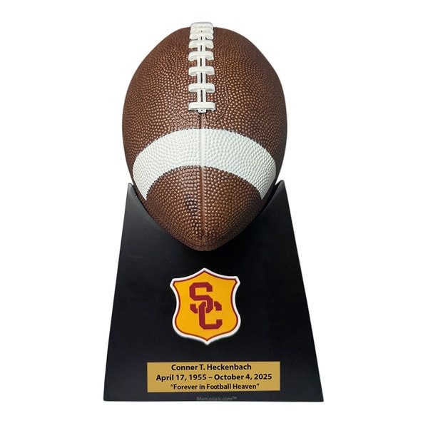 USC Trojans Football Cremation Urn