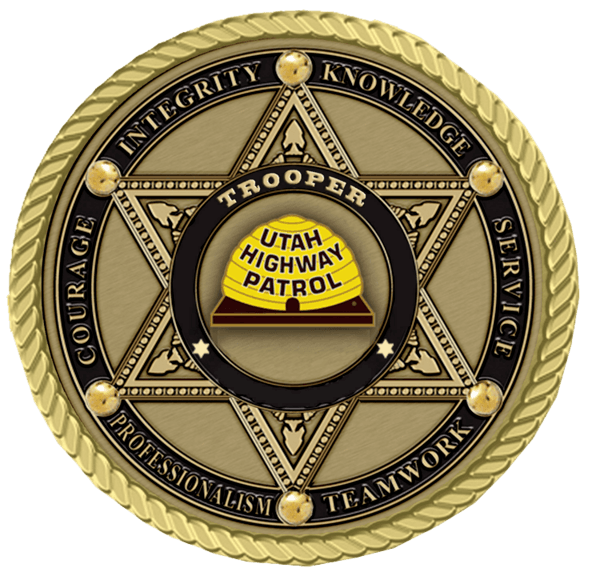 Utah Highway Patrol Trooper Medallion