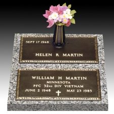 Veteran Companion Bronze Grave Marker II