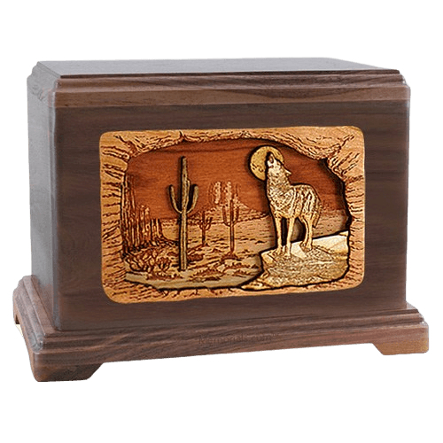 Desert Moon Walnut Hampton Cremation Urn