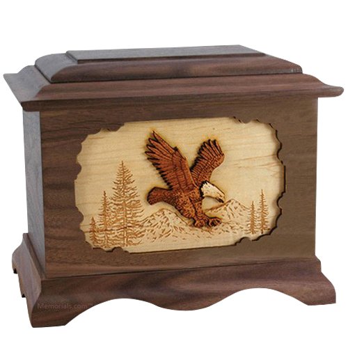 Eagle Wood Cremation Urns