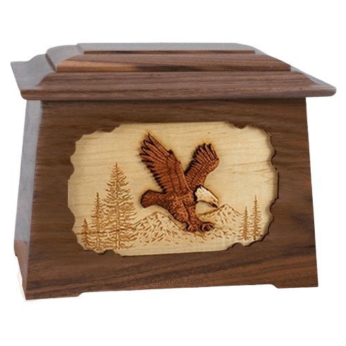 Eagle Walnut Aristocrat Cremation Urn