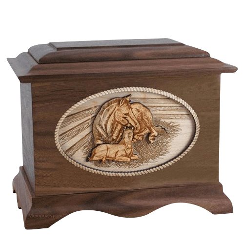 Daddys Love Walnut Cremation Urn