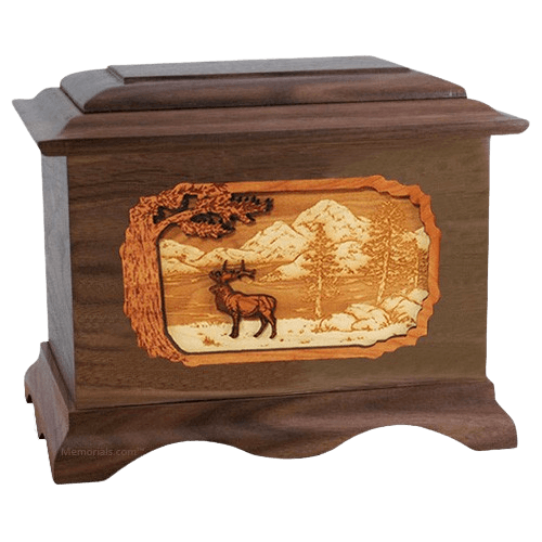 Elk Wood Cremation Urns