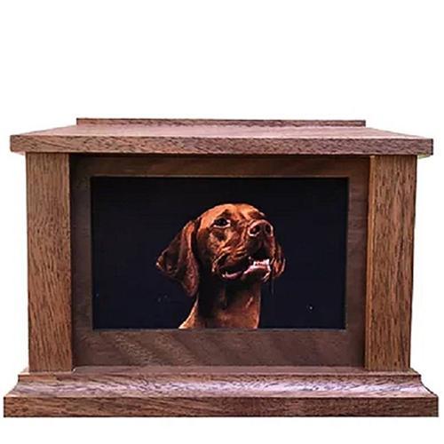 Walnut Lasting Love Picture Pet Urns