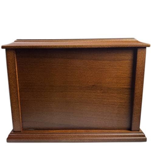 Walnut Photo Wood Cremation Urn Walnut Photo Wood Cremation Urn