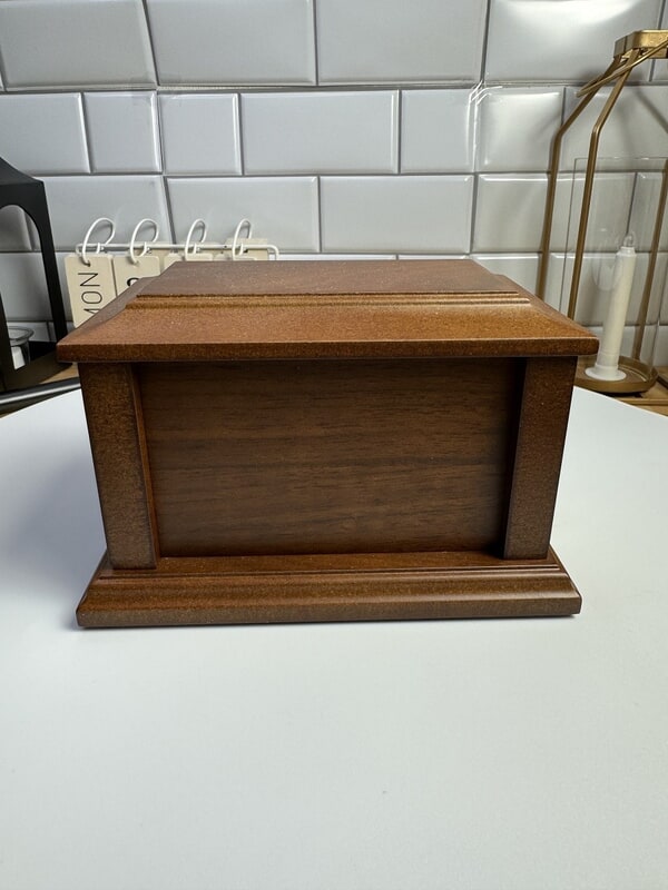 Walnut Photo Wood Keepsake Cremation Urn