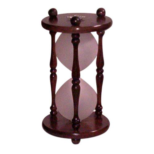 Hourglass Walnut Pet Urn