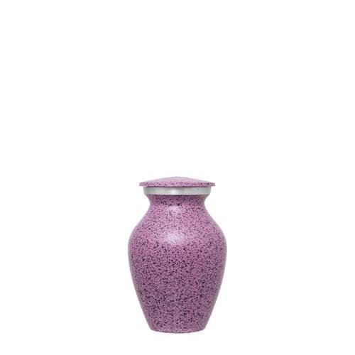 Warm Lilac Speckled Keepsake Cremation Urn