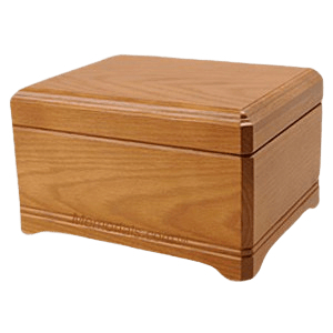 Westhampton Oak Wood Cremation Urn