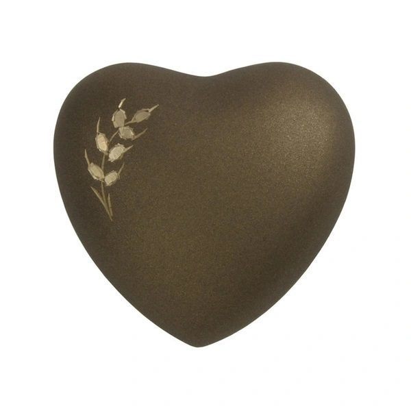 Wheat Heart Keepsake Urn