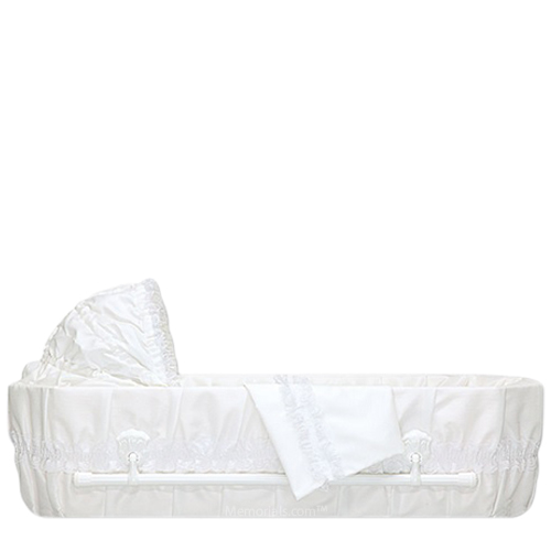 White Carriage Large Child Casket