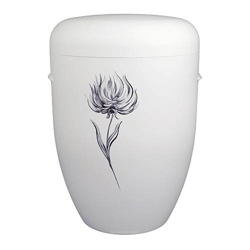 White Knapweeds Biodegradable Cremation Urn