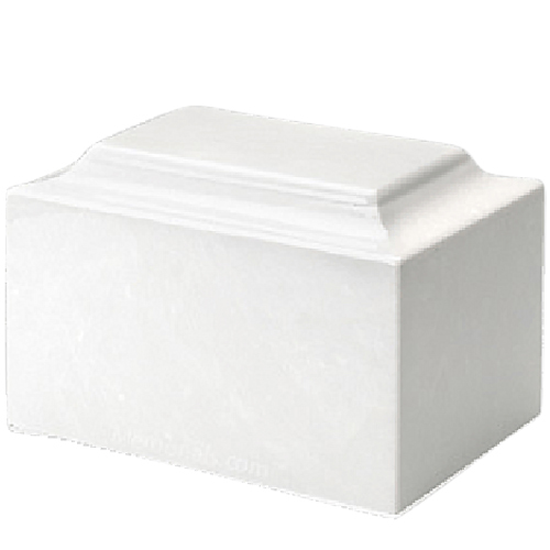 White Marble Oversized Urn